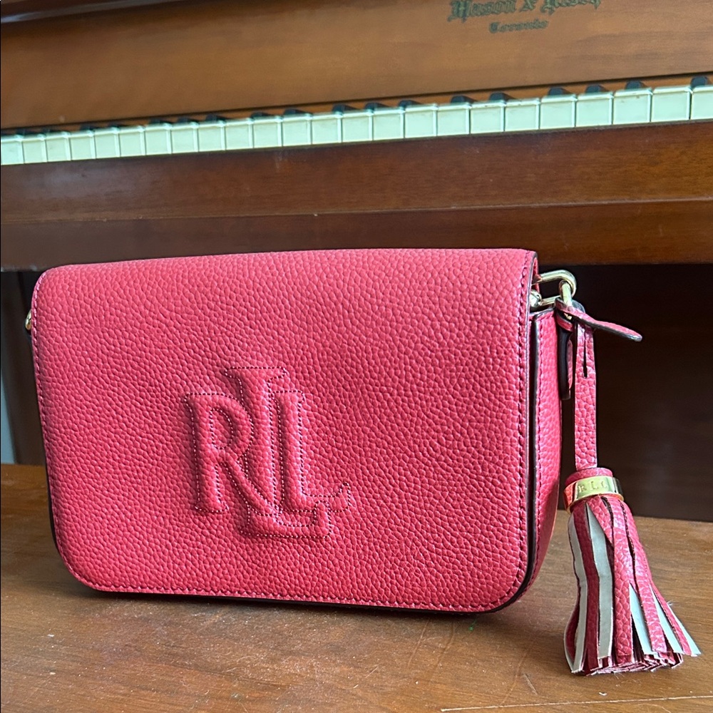 Ralph Lauren Vibrant Red Crossbody Bag